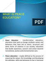 Definition of Peace Education