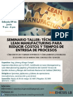 Seminario Taller Lean Manufacturing