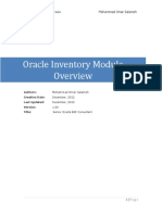 Oracle Inventory Module Overview