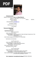 Curriculum Vitae de José Raimundo Noras