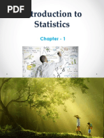 1-Introduction To Statistics PDF