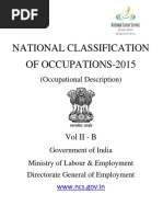 2015 NCO-National Classification of Occupations_Vol II-B