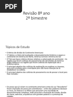 Revisão 8º Ano