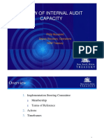 Review of Internal Audit Capacity: Philip Mussared Deputy Secretary, Operations NSW Treasury