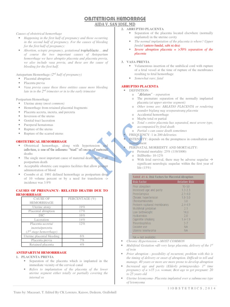 Understanding the Causes, Diagnosis, and Types of Obstetrical ...