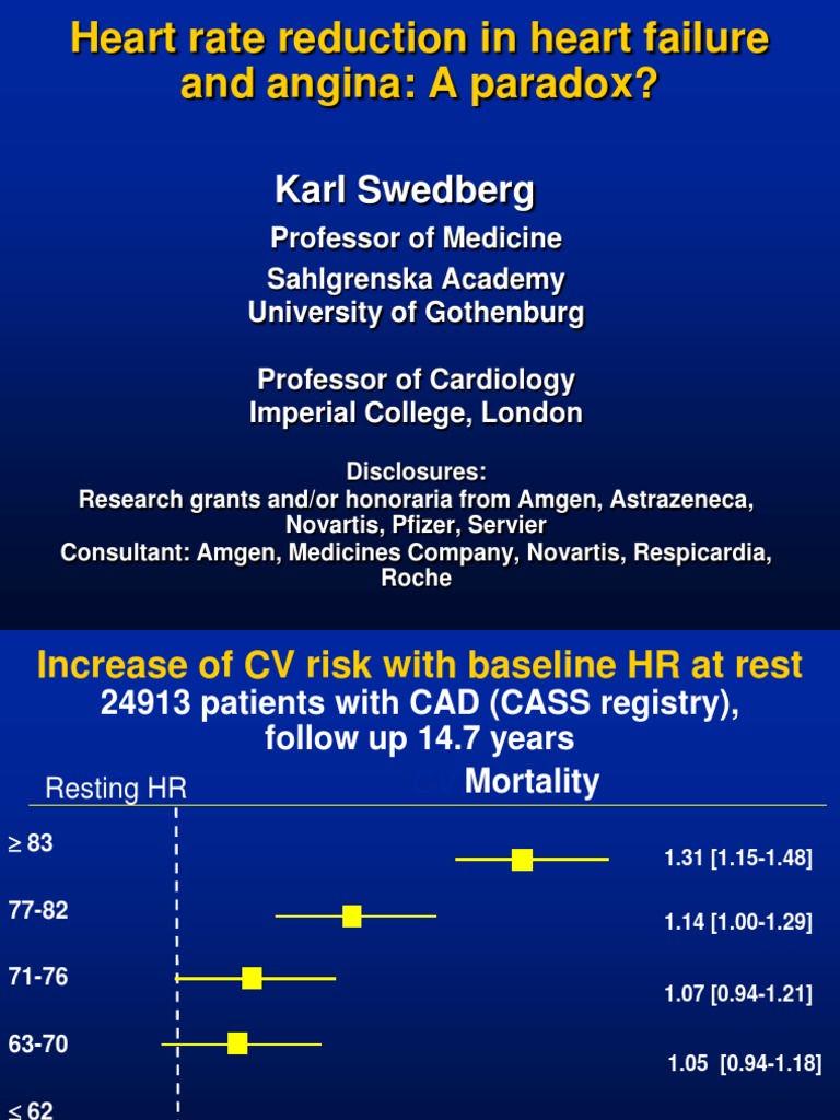 Heart Rate Reduction in Heart Failure | PDF | Myocardial Infarction ...
