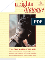 Human Rights Dialogue:Violence Against Women