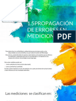 Propagación errores medición