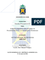 Análisis Comparativo entre el Código de Procedimiento Civil y el Anteproyecto Dominicano.docx