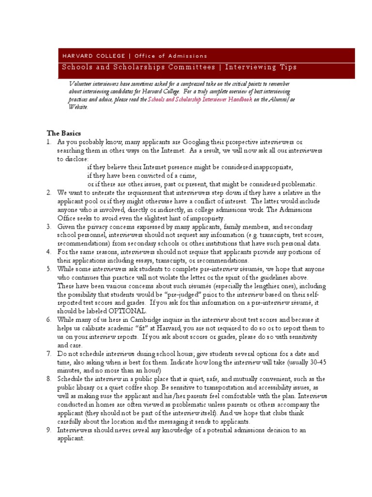 Which Colleges Do Interviews-Admissions Tips & Expectations