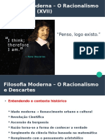 Aula 8 Filosofia Moderna Racionalismo