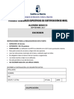 Alemán Básico-A2 Expresión Escrita. Prueba