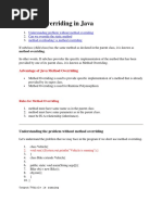 JAVA DRMBS UNIT 3 Method Overriding