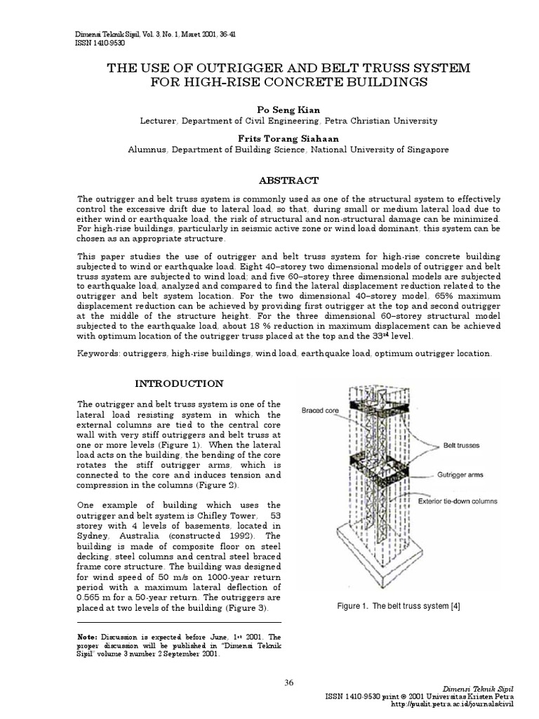 Outrigger PDF | PDF | Truss | Beam (Structure)