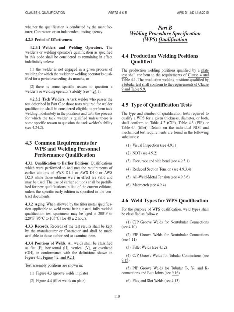 AWS D1 1 D1 1M 2015 Pagina 110 PDF Joining Mechanical Engineering