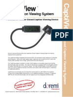 Captiview: Closed Caption Viewing System