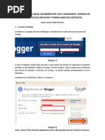 CREACIÓN DE UN BLOG COLABORATIVO CON CALENDARIO, SISTEMA DE ALMACENAMIENTO DE ARCHIVOS Y FORMULARIO DE CONTACTO.