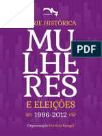 Mulheres Nas Eleicoes 1996 2012 Serie Historica