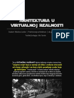 Arhitektura U Virtualnoj Realnosti