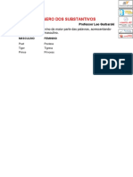 Genero Dos Substantivos PDF