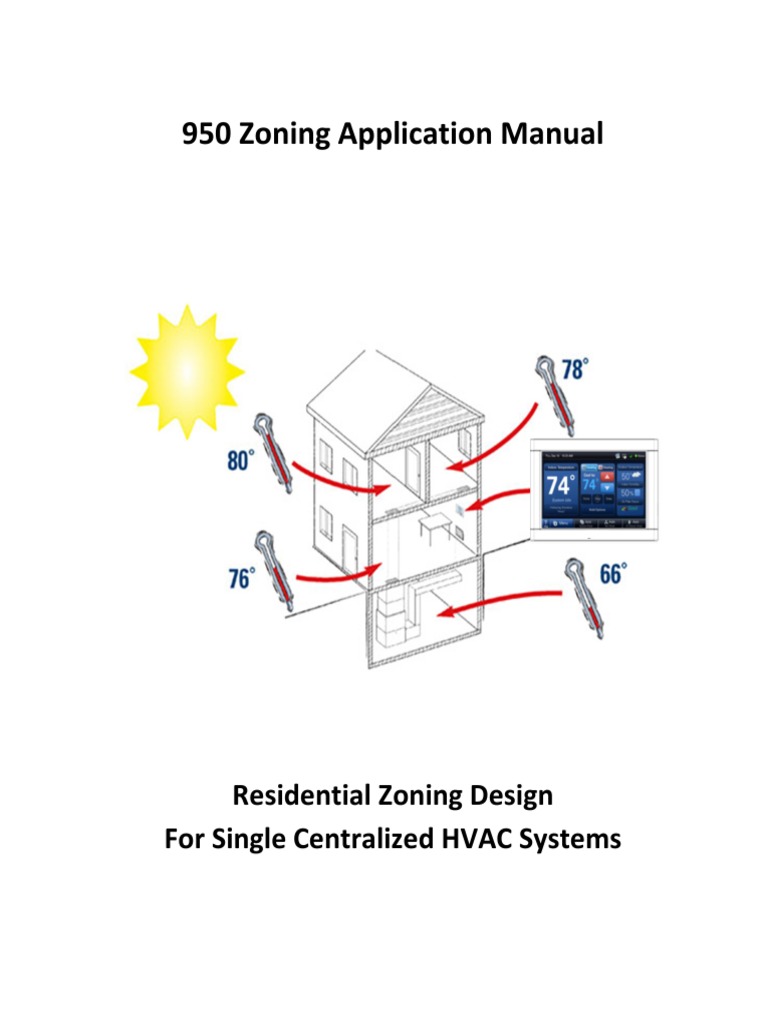 Zoning Application Manual PDF Hvac Air Conditioning