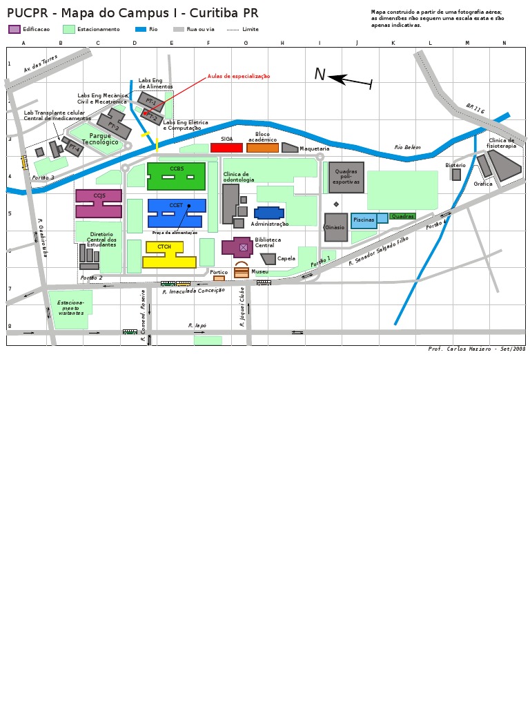 Mapa Pucpr | PDF
