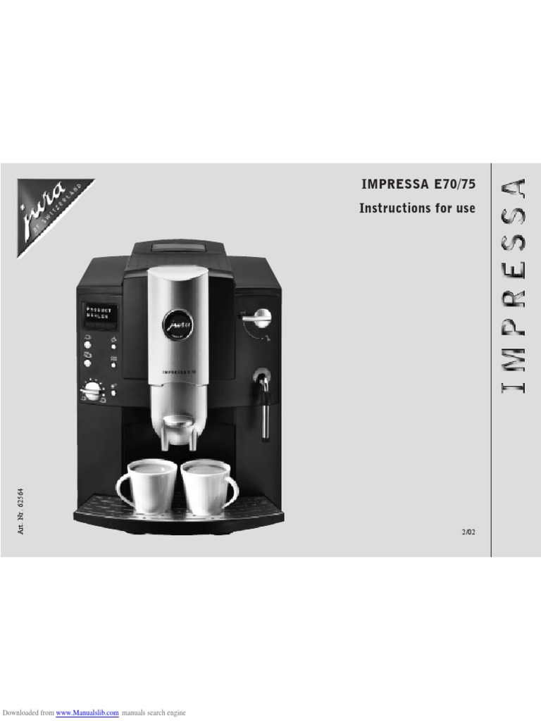 E70 Kafe Masina | PDF | Coffee | Nature