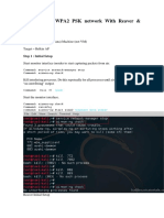 Lab: Crack Wpa2 PSK Network With Reaver & Pixiewps: Scenario