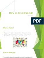 How To Be A Musician