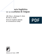 Arnó, E., Armengol, L., Cots, J., Irún, M. y Lllurda, E. (2007). La Conciencia Lingüística en La Enseñanza de Lenguas