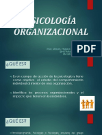 Psicología Organizacional