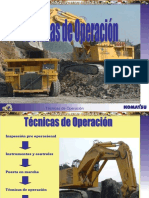 Curso Tecnicas Operacion Pala pc5500 Komatsu PDF