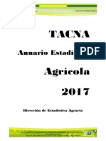 Tacna Anuario Estadistico Agricola 2017