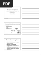 6ª Aula - Herança Autossômica Recessiva