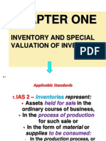 Chapter One: Inventory and Special Valuation of Inventory