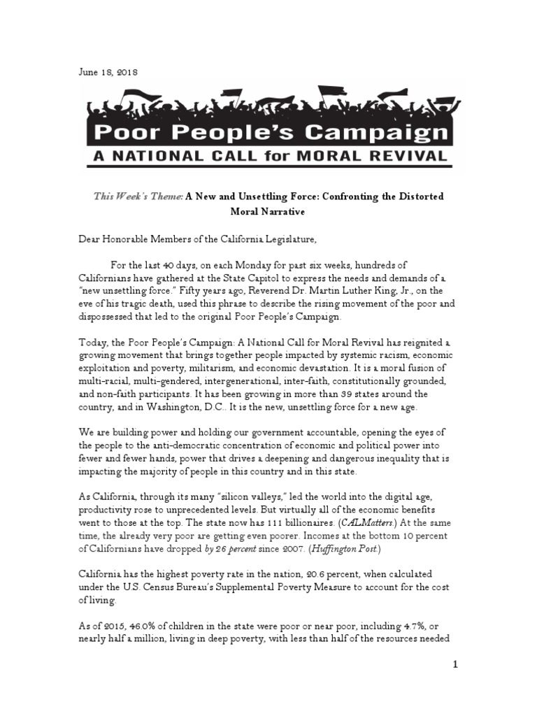 Final Week 6 Demands Letter | PDF | Prison | Poverty