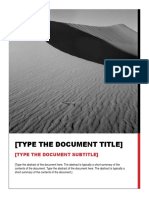 Type The Document Subtitle