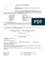 Deed of Sale of Motor Vehicle