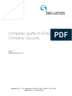 Complete Guide To Enterprise Container Security: Released: February 20, 2018