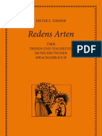 Zimmer, Dieter E - Redens Arten