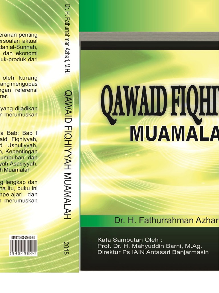 Qawaid Fiqhiyyah Muamalah