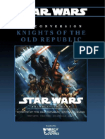 Star Wars D6 - Conversion - Knights of The Old Republic Campaign Guide PDF