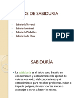 4 Tipos de Sabiduria