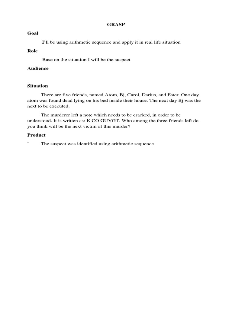 Grasp | PDF | General Fiction