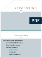 Cost Accounting: - K. M. Mirani