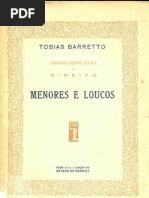 Tobias Barreto - Menores e Loucos 1