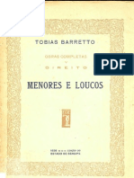 Tobias Barreto - Menores e Loucos 1
