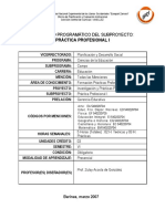 Contenido Programáticopreacticaprofesionalunellez