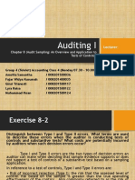 Auditing I: Chapter 8 (Audit Sampling: An Overview and Application To Tests of Controls)