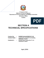 Construction of Health Post Building Specifications